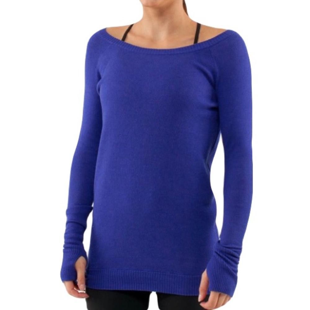 Lululemon Lululemon Chai Time II Reversible Knit Sweater Blue 8 Size M / US 6-8 / IT 42-44 - 1 Thumbnail