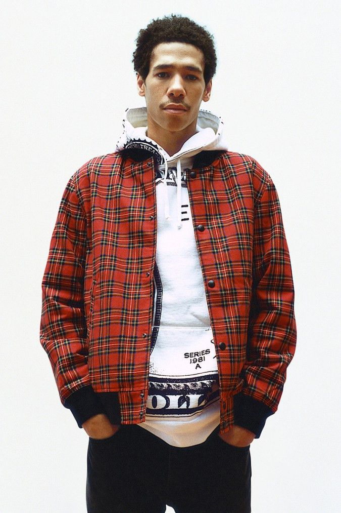Supreme Supreme Plaid Bomber Jacket Roses Lined Fall/Winter 2013 Size US S / EU 44-46 / 1 - 1 Thumbnail