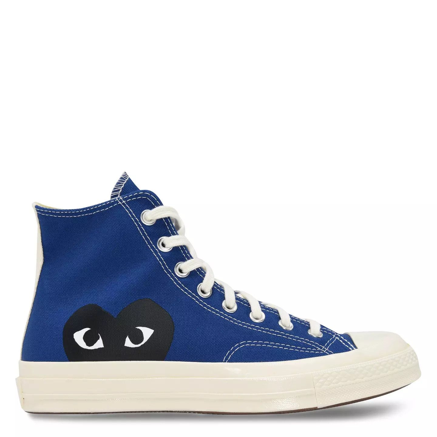 Comme des Garcons PLAY o1g2r1mq0426 Chuck Logo High Top Trainers in Blue Size US 9 / EU 42 - 1 Thumbnail