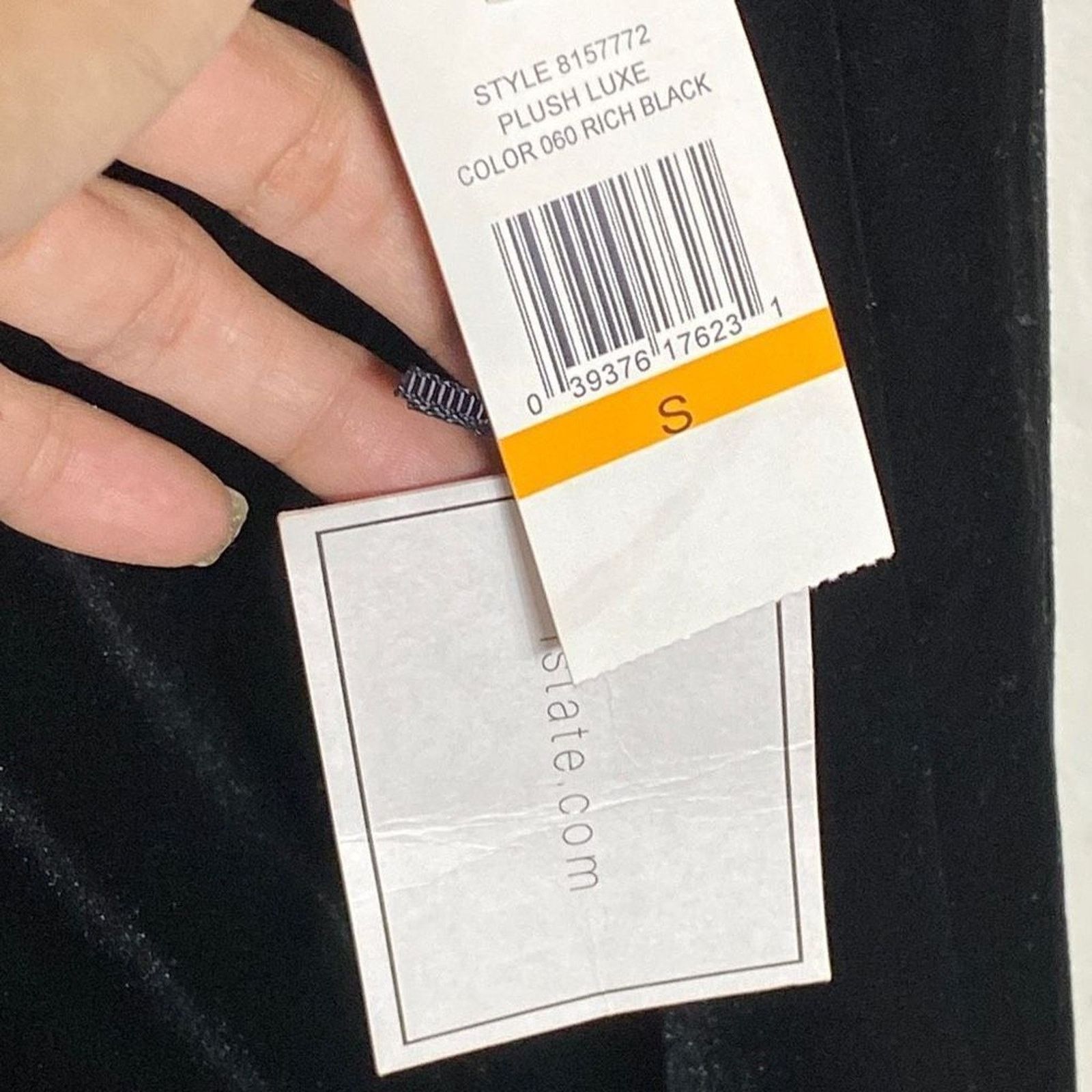 Nordstrom 1 State Women's Black Plush Luxe V Neck Bodycon Dress Size S / US 4 / IT 40 - 8 Thumbnail