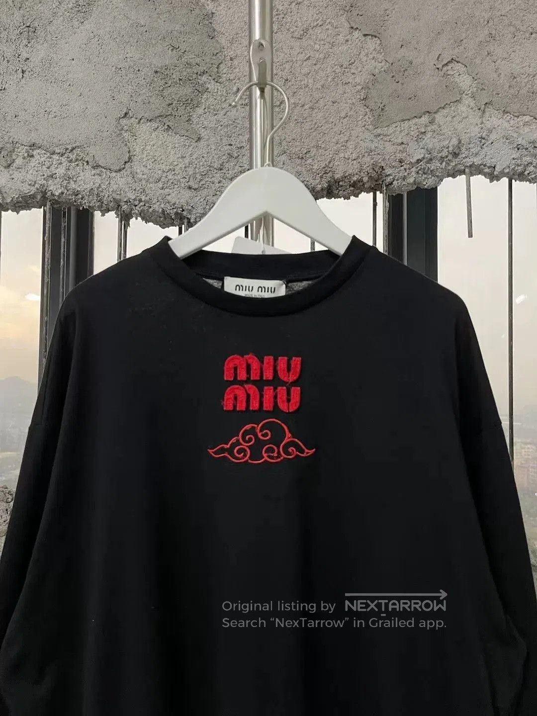 Miu Miu miumiu cloud long sleeve shirt. Size US XS / EU 42 / 0 - 3 Thumbnail