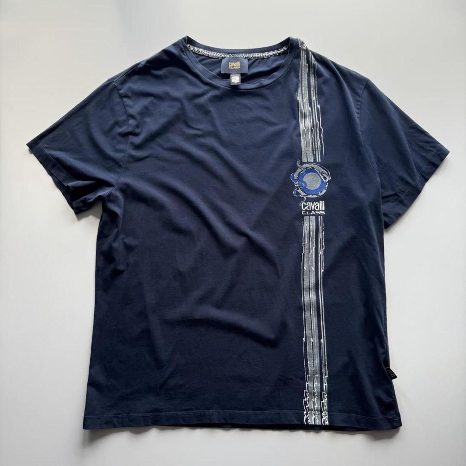 Roberto Cavalli Roberto Cavalli Class Graphic T-Shirt Size US L / EU 52-54 / 3 - 1 Thumbnail