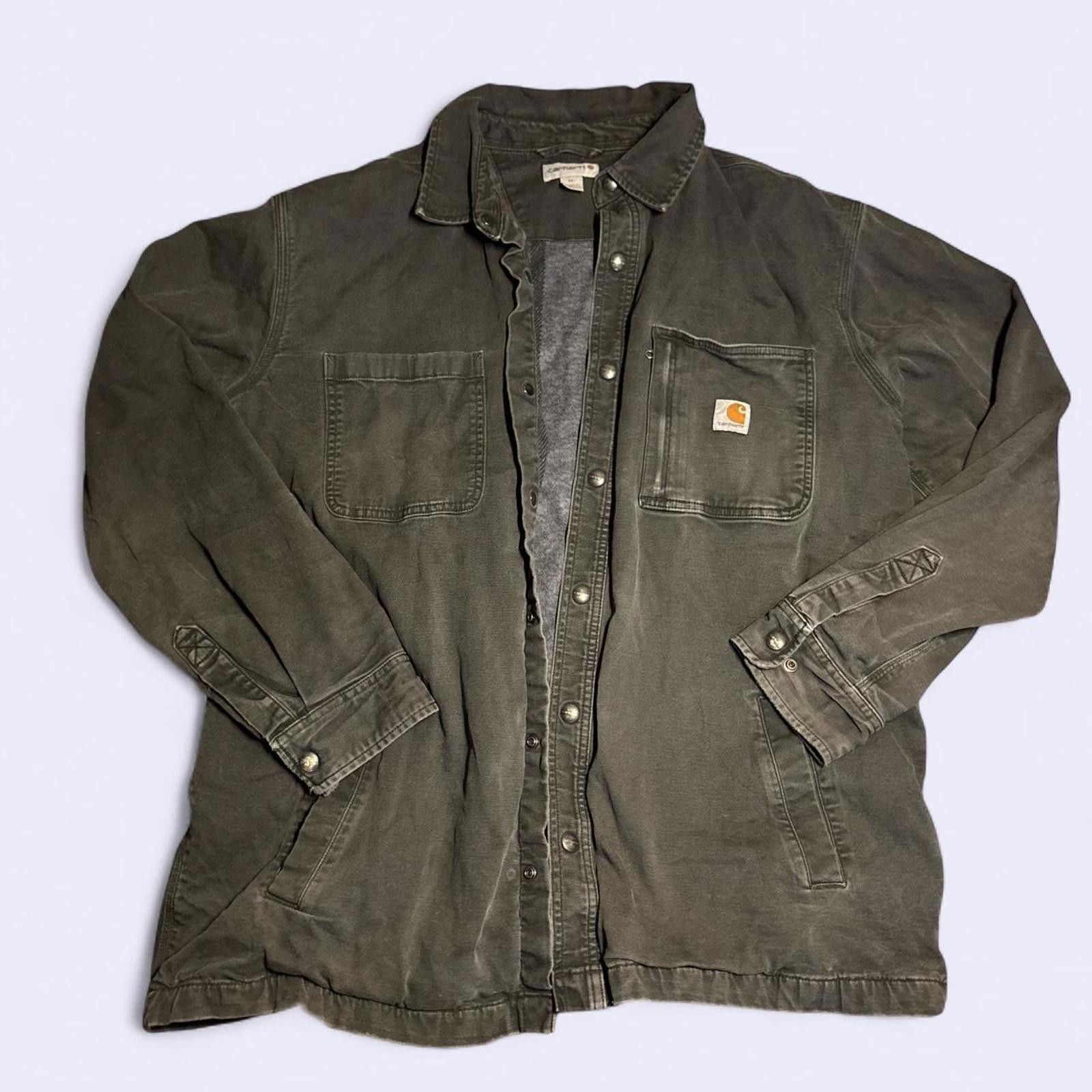 Carhartt vintage Carhartt gray jacket Size US XL / EU 56 / 4 - 1 Thumbnail