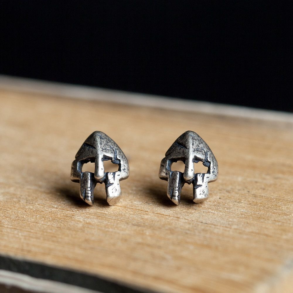 Diamond Earrings x Jewelry Sparta Matchless Earrings One Pairs Chrome Jewelry in Silver, Men's