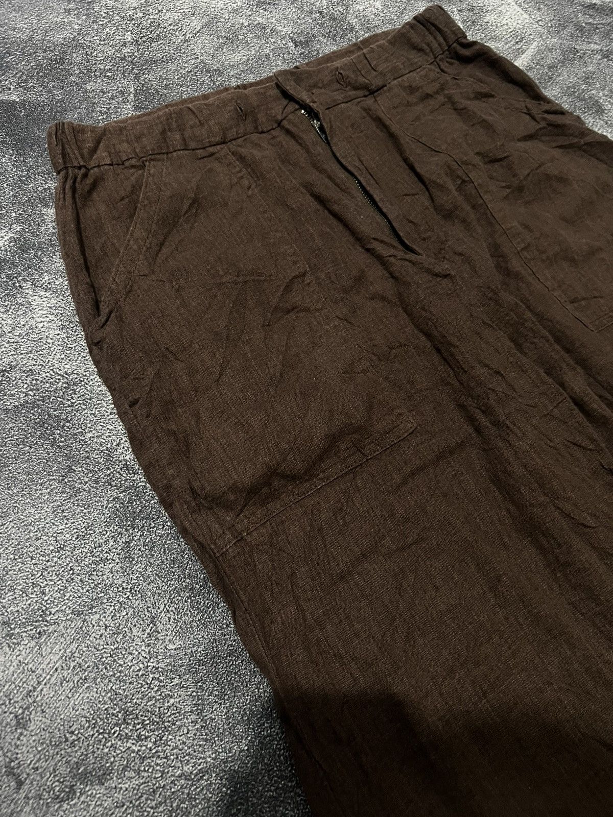 Issey Miyake Plantation By Issey Miyake Linen Pants Size US 30 / EU 46 - 4 Thumbnail
