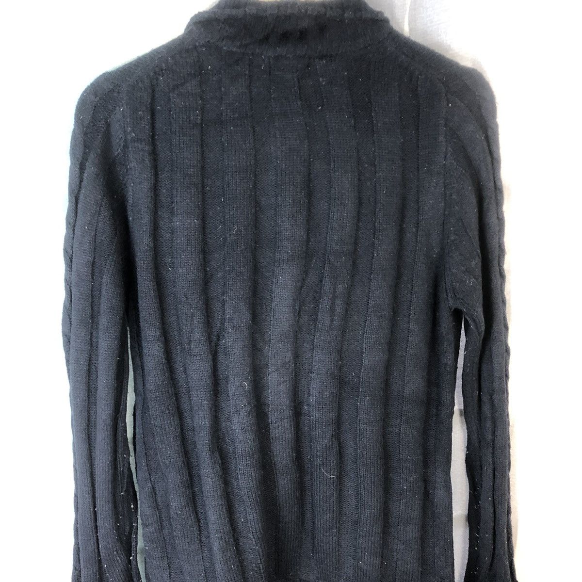 Japanese Brand Mens Mels Rose Dark Blue Patterned Cardigans #7415 Size US M / EU 48-50 / 2 - 12 Thumbnail