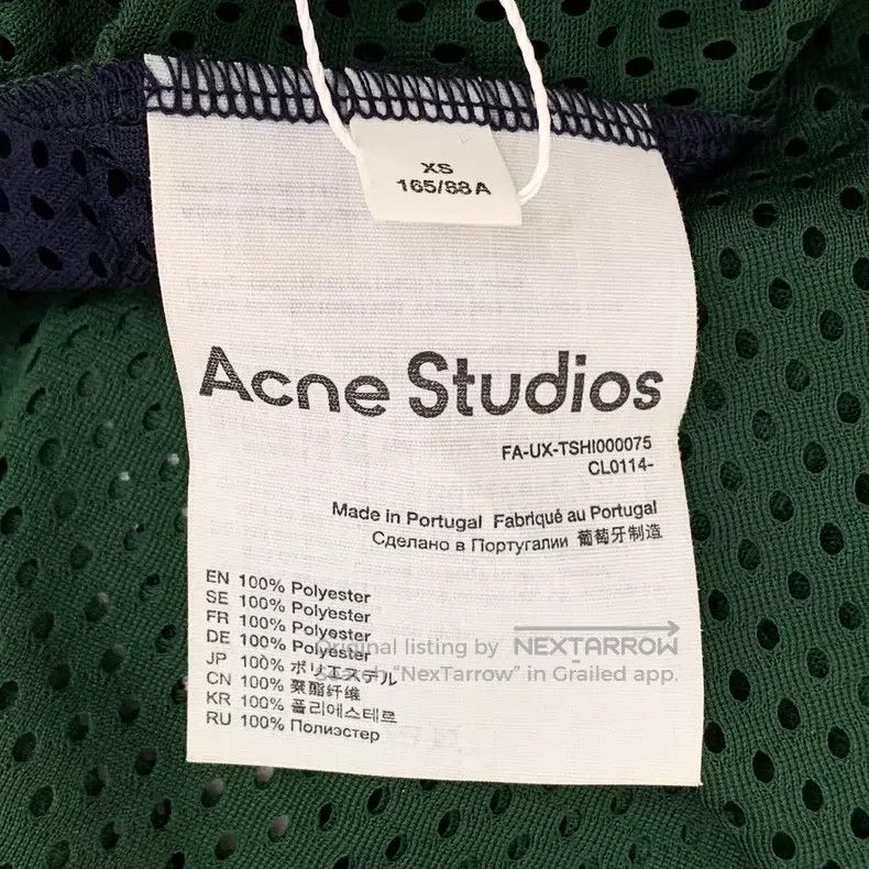 Acne Studios Acne Studios Dark green smiley face cotton sleeveless open Size US XS / EU 42 / 0 - 8 Thumbnail