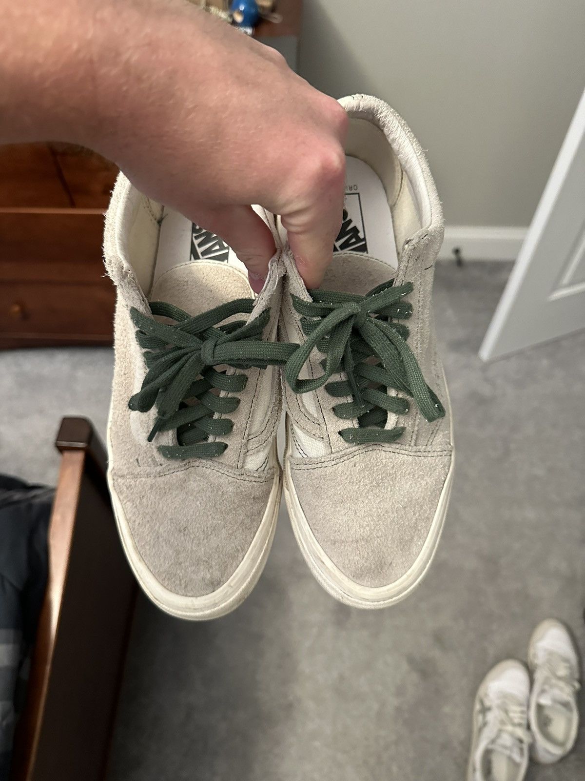 Notre × Vans Notre Vans Old Skool Off-White Handshake Size US 9.5 / EU 42-43 - 3 Thumbnail