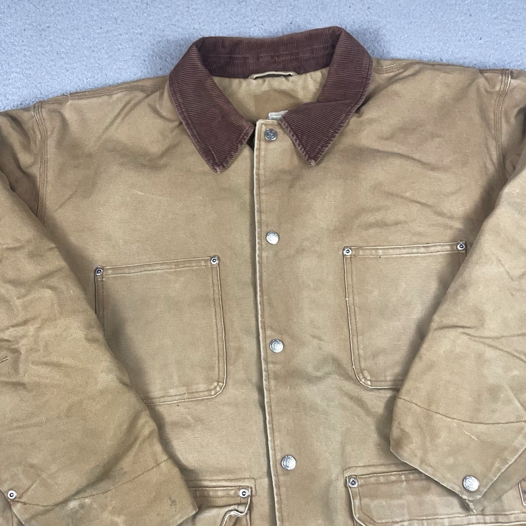 Vintage Northeast Outfitters Jacket Adult XL Beige Workwear Thinsulate Lined Duck Canvas Size US XL / EU 56 / 4 - 2 Thumbnail