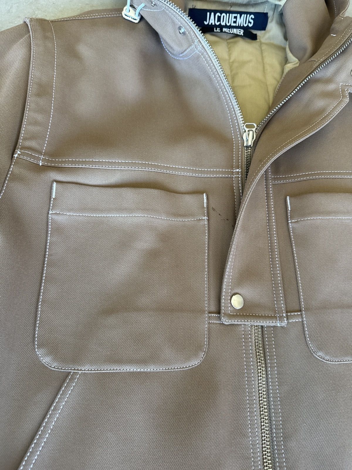 Jacquemus Jacquemus Beige Le Veste Meunier Coat Size US M / EU 48-50 / 2 - 3 Thumbnail