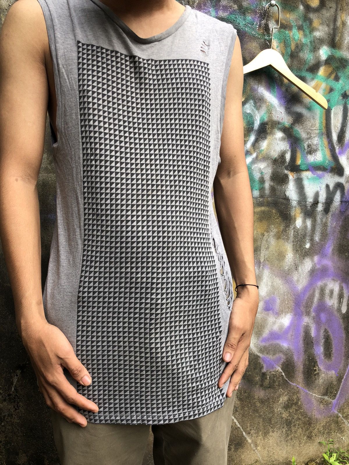 Japanese Brand × Le Grande Bleu (L.G.B.) sleeves shirt Codes Combine Distressed Size US L / EU 52-54 / 3 - 3 Thumbnail