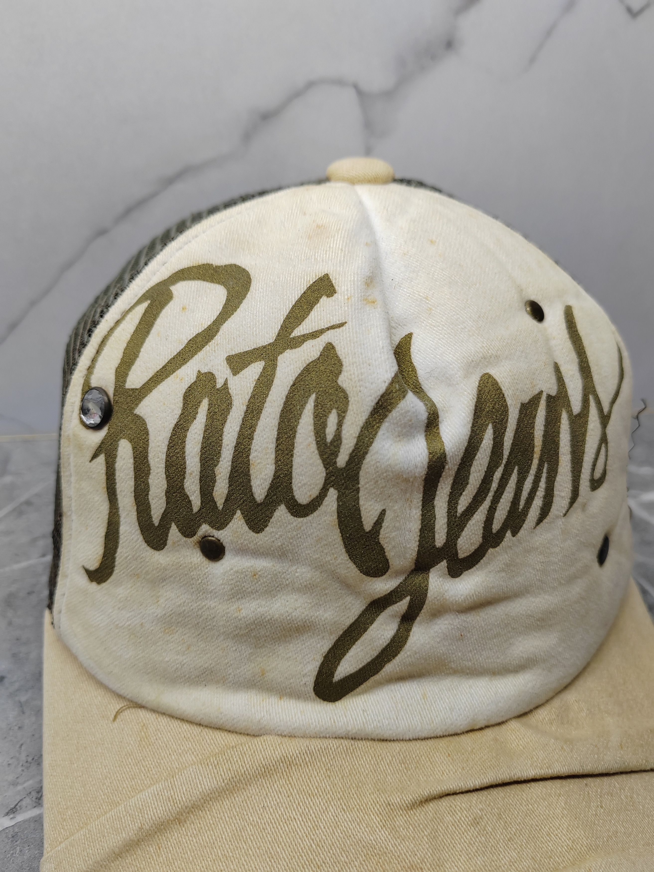 Japanese Brand Vintage Rato Jeans Trucker Hat Cap Size ONE SIZE - 3 Thumbnail