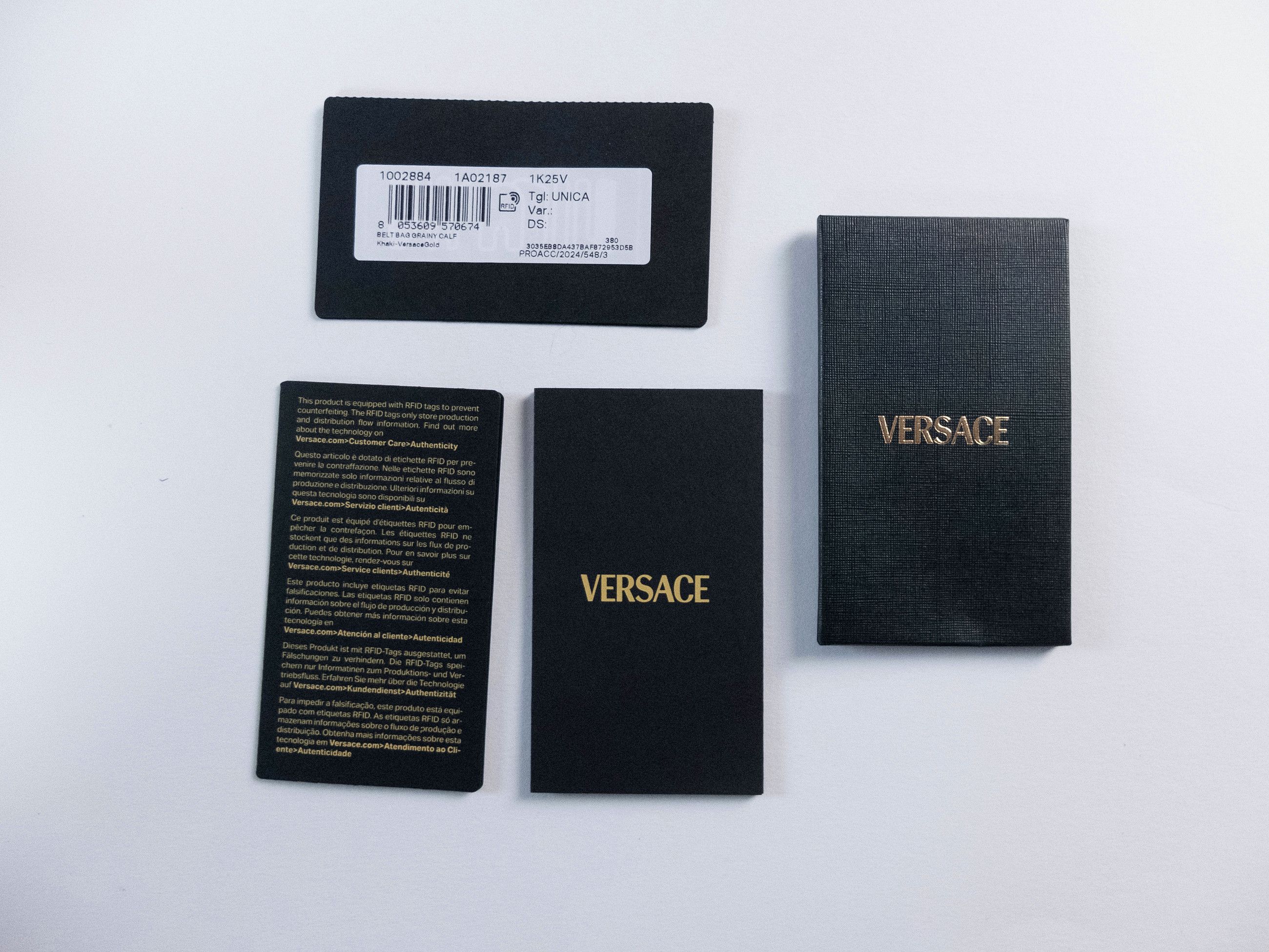 Versace VERSACE La Medusa olive green leather belt bag authentic Size ONE SIZE - 6 Thumbnail