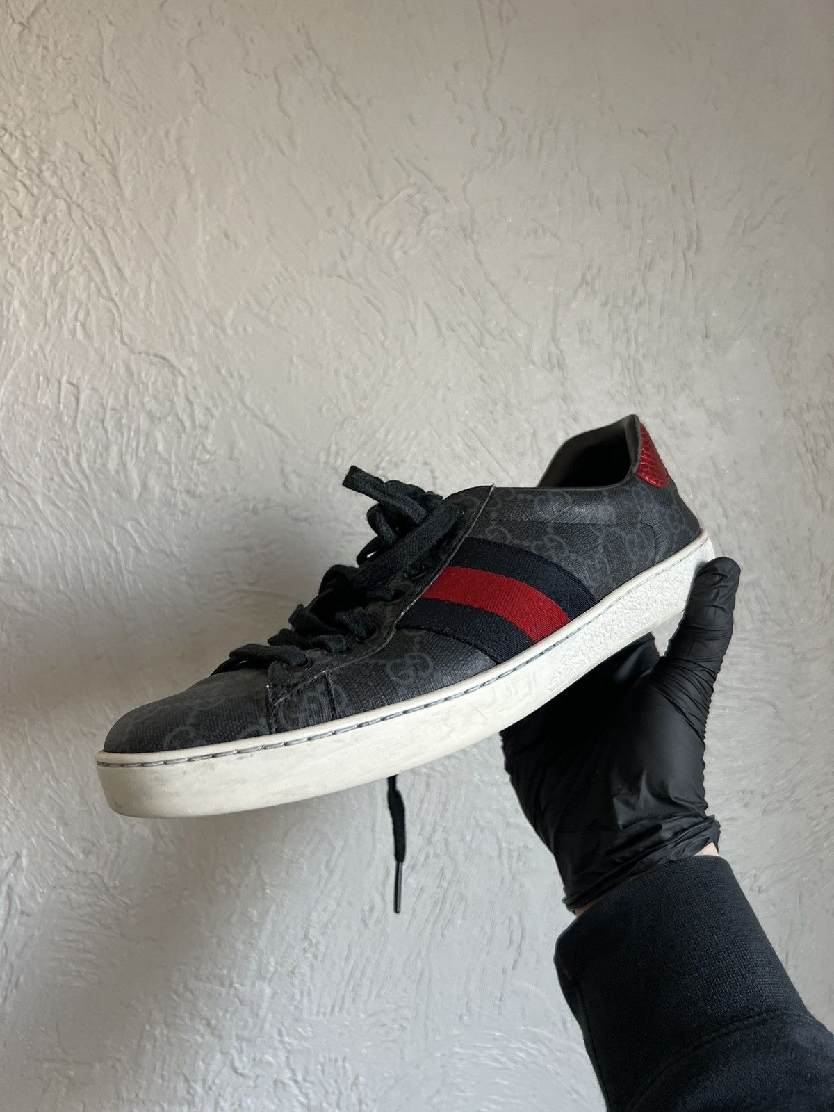 Gucci Gucci Ace GG supreme sneakers Size 7 Size US 7 / EU 40 - 18 Thumbnail