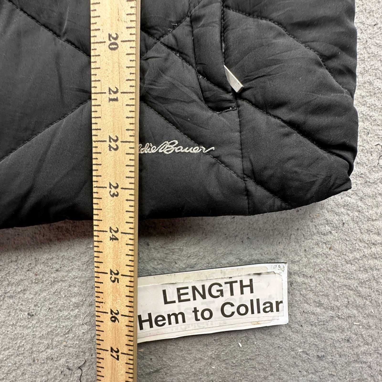 Eddie Bauer Eddie Bauer Goose Down Jacket Womens Small Black Puffer Size S / US 4 / IT 40 - 3 Thumbnail