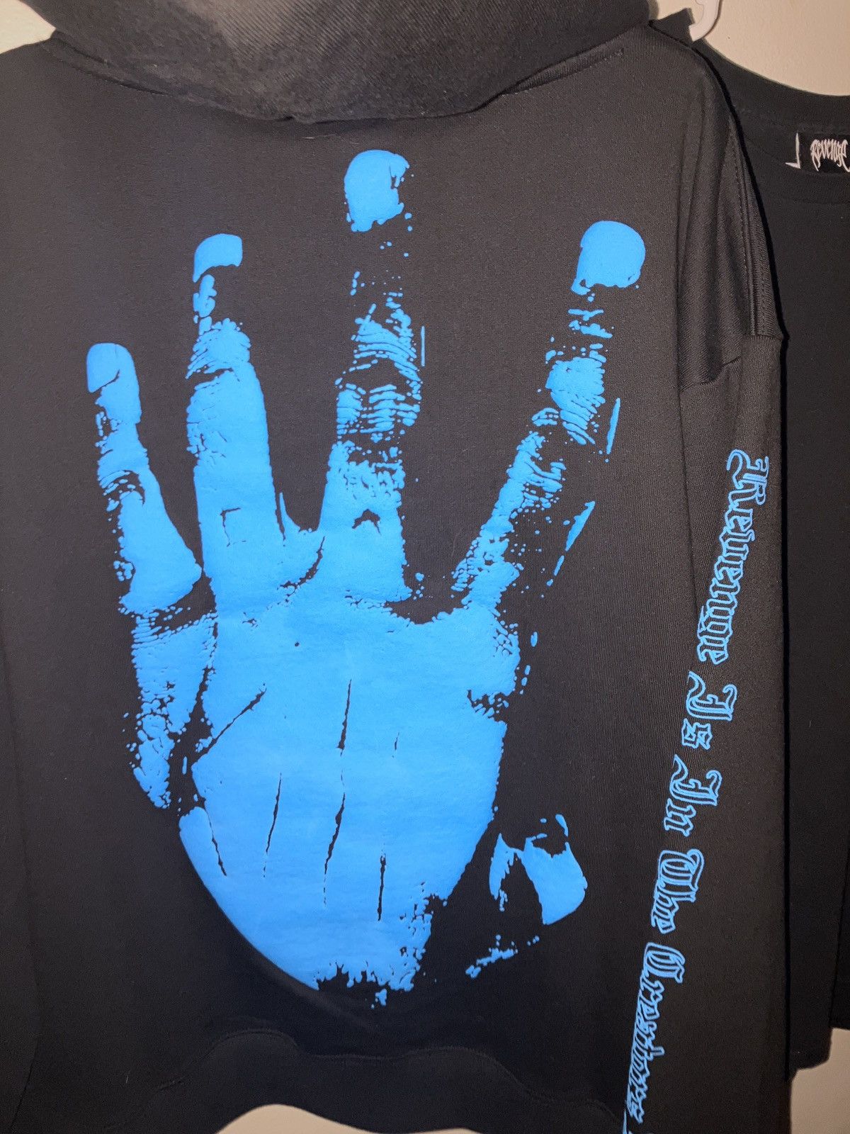 Revenge Revenge Blue Lightning Kill Hoodie | Grailed