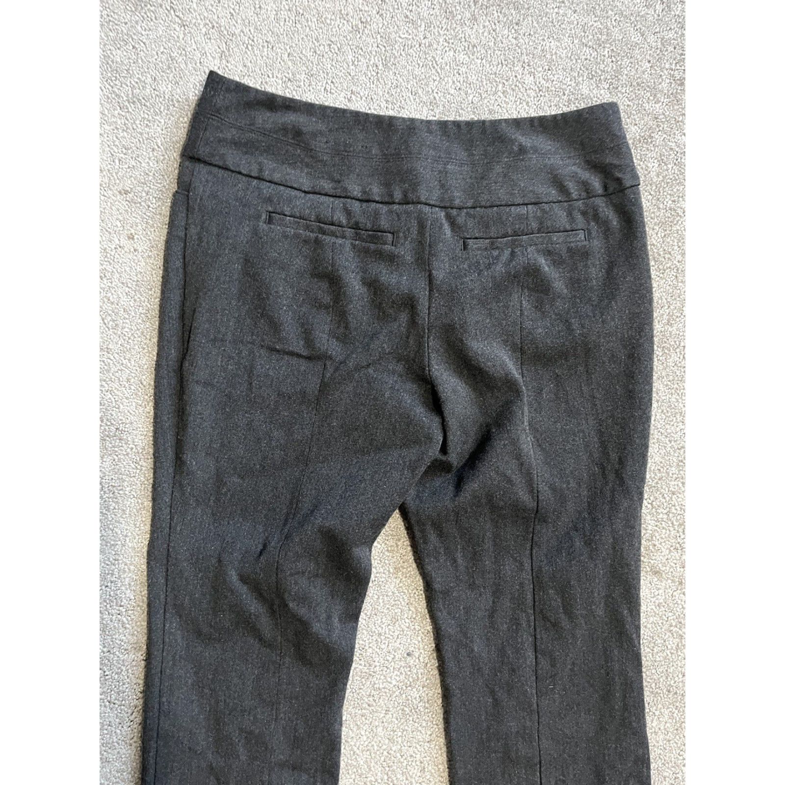 Vintage Express Editor Relaxed Trouser Pants Women’s Size 2S Black Mid Rise Work Career Womens Size 26" / US 2 / IT 38 - 5 Thumbnail