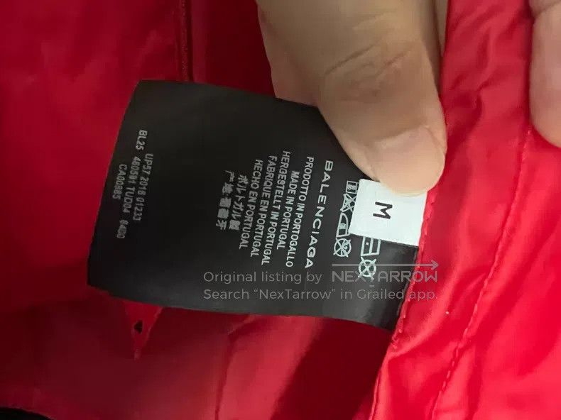 Balenciaga Balenciaga Red Windbreaker Jacket Size US M / EU 48-50 / 2 - 4 Thumbnail