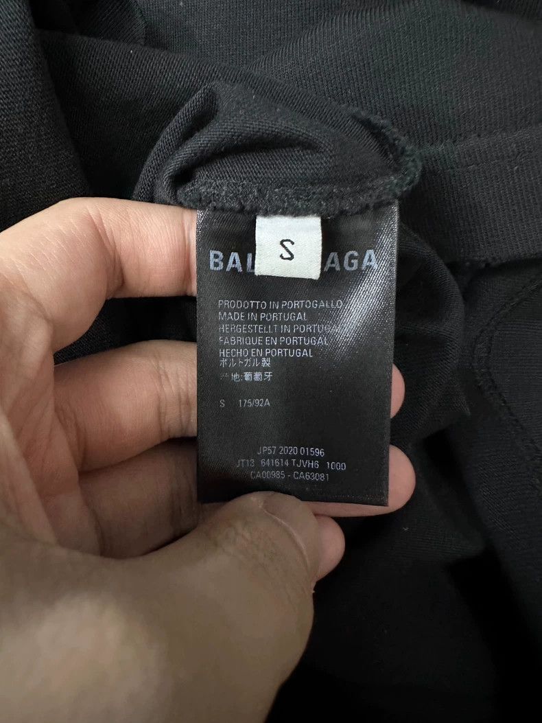 Balenciaga Balenciaga Short-sleeved shirt, black castle design with B Size US S / EU 44-46 / 1 - 5 Thumbnail