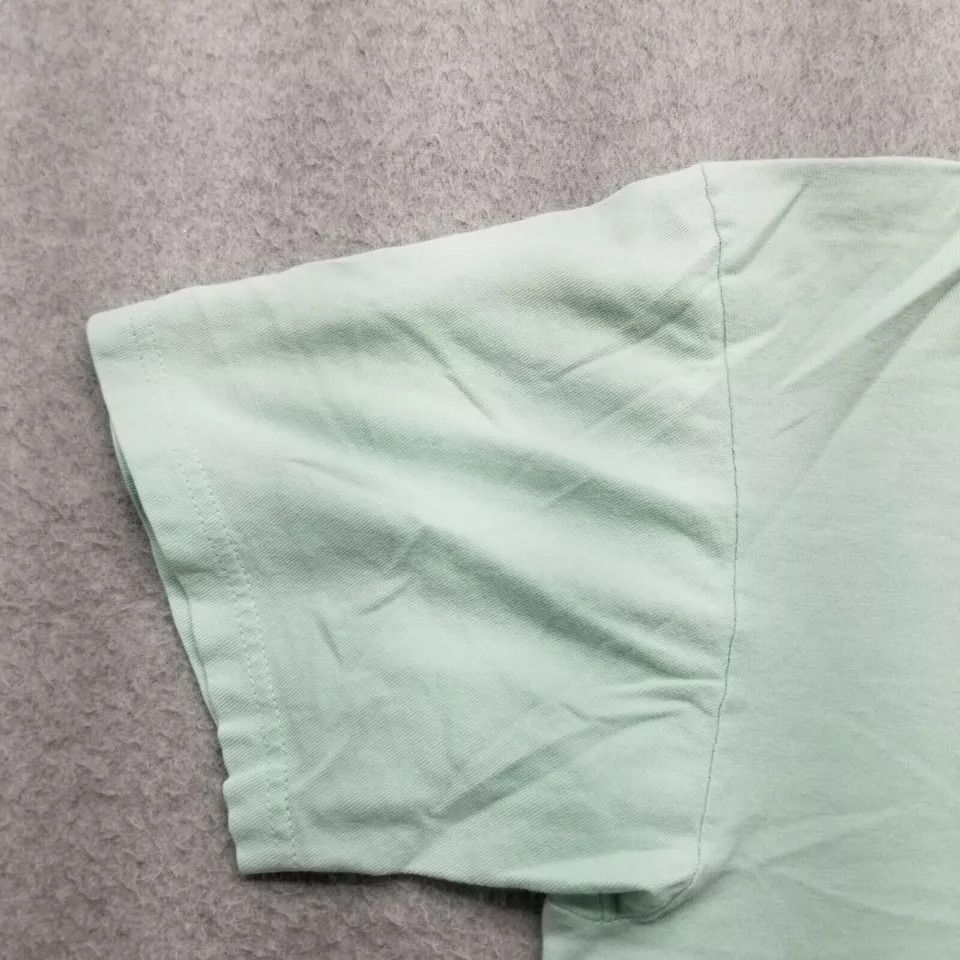 Volcom Volcom Shirt Mens Medium Green Cyan Crew Neck Spell Out Logo Size US M / EU 48-50 / 2 - 2 Thumbnail
