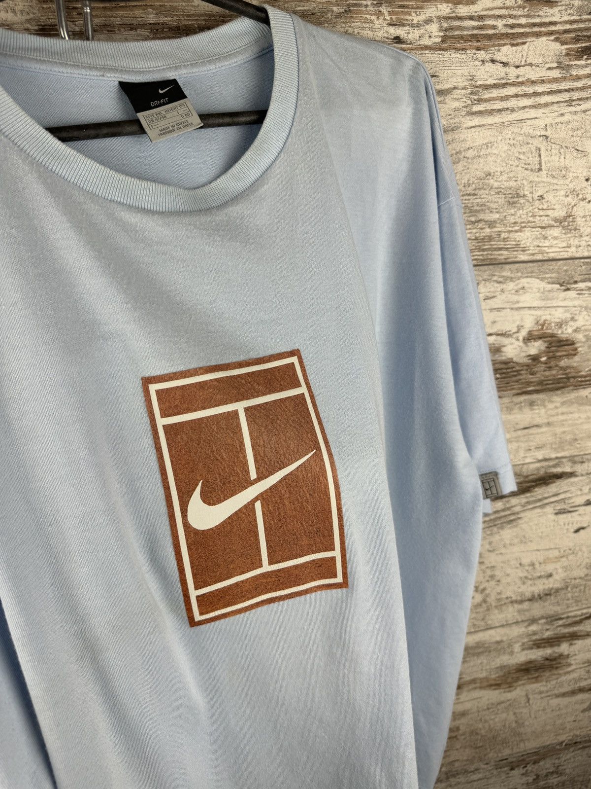 Nike Mens Vintage Nike court T-Shirt swoosh big logo y2k rare Size US XXL / EU 58 / 5 - 11 Thumbnail