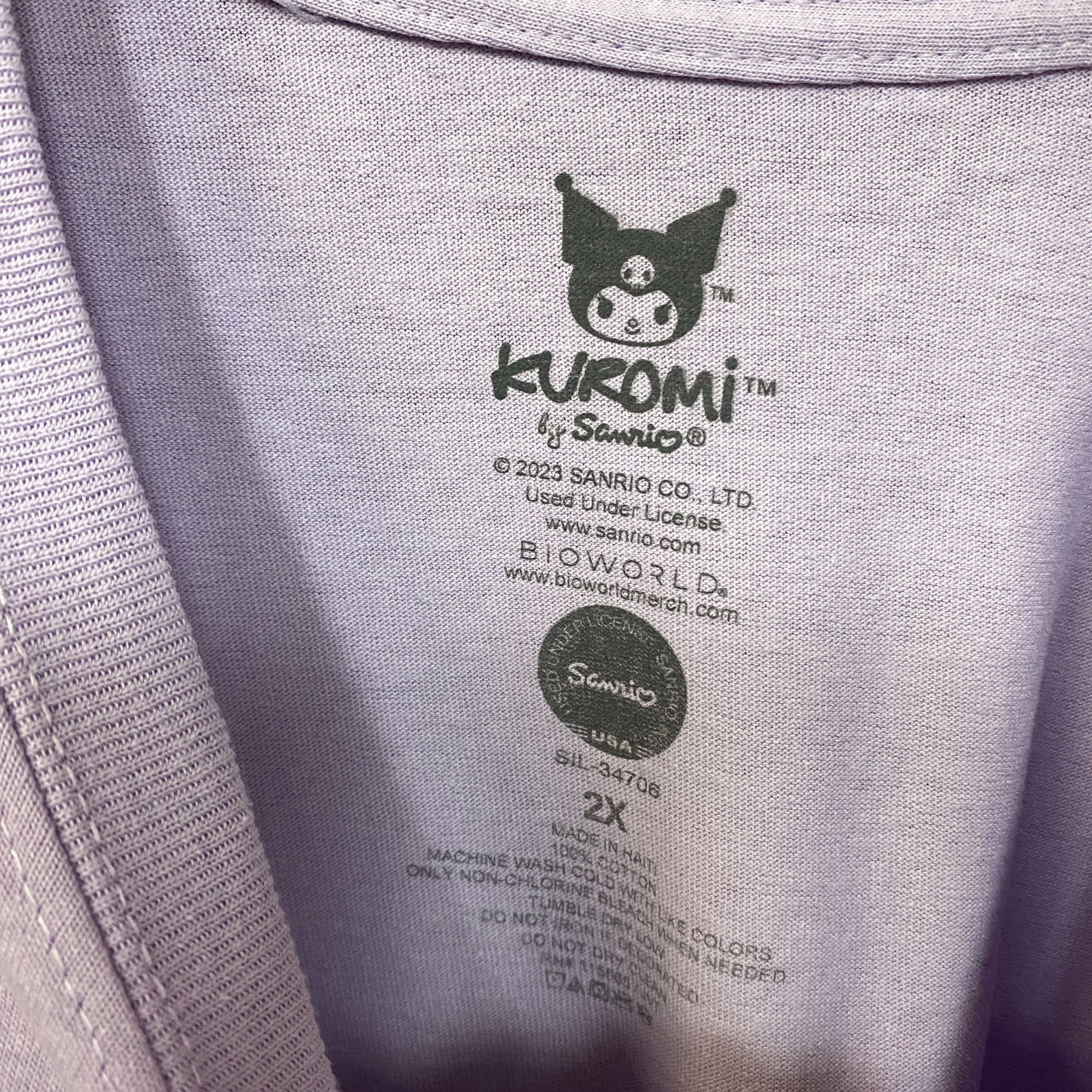 Other Kuromi The Naughty Kawaii Flying Fiend Sanrio Anime T-Shirt Size US XXL / EU 58 / 5 - 4 Thumbnail