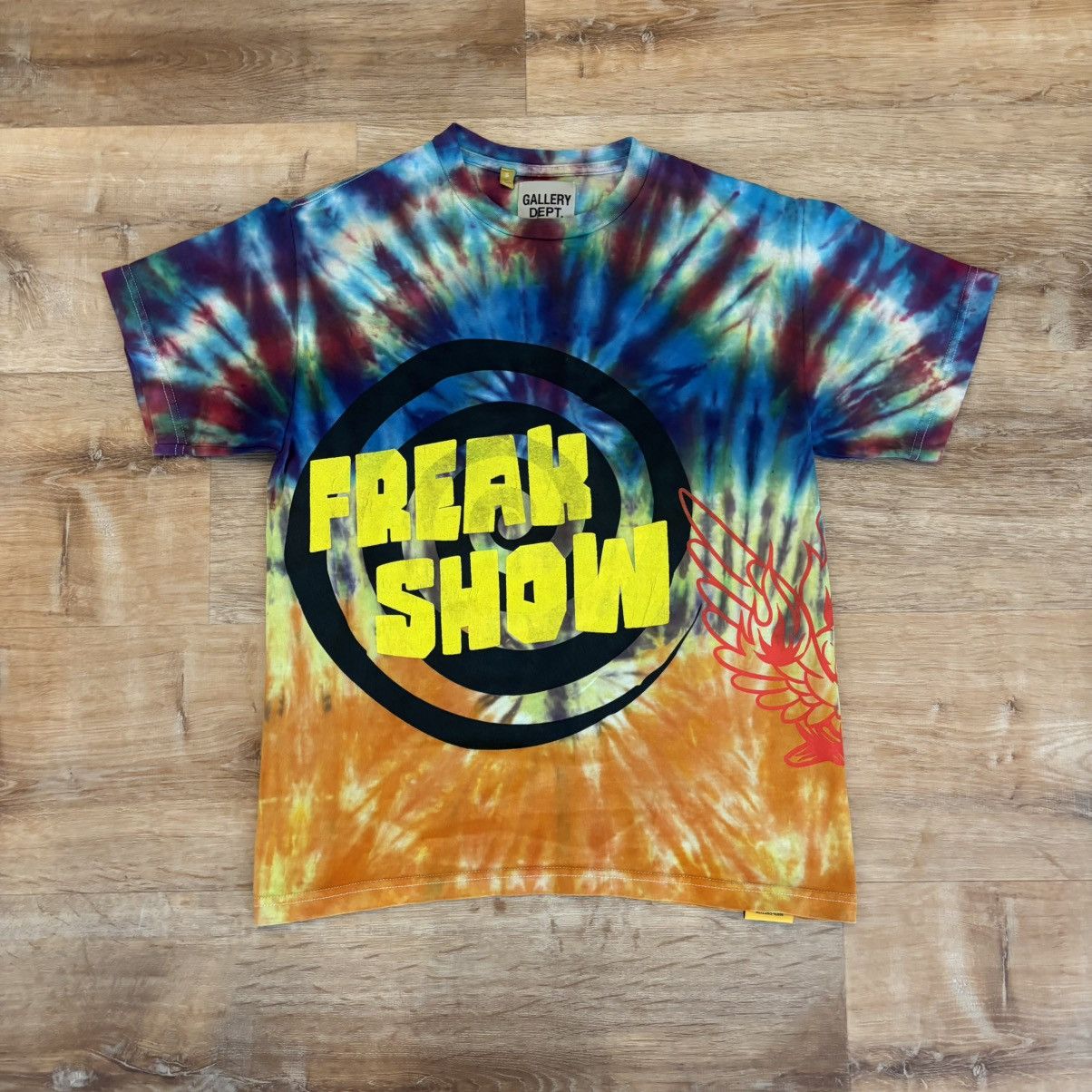 Gallery Dept. Gallery Dept Tie Dye Freak Show Tee Shirt Size Small Size US S / EU 44-46 / 1 - 1 Thumbnail