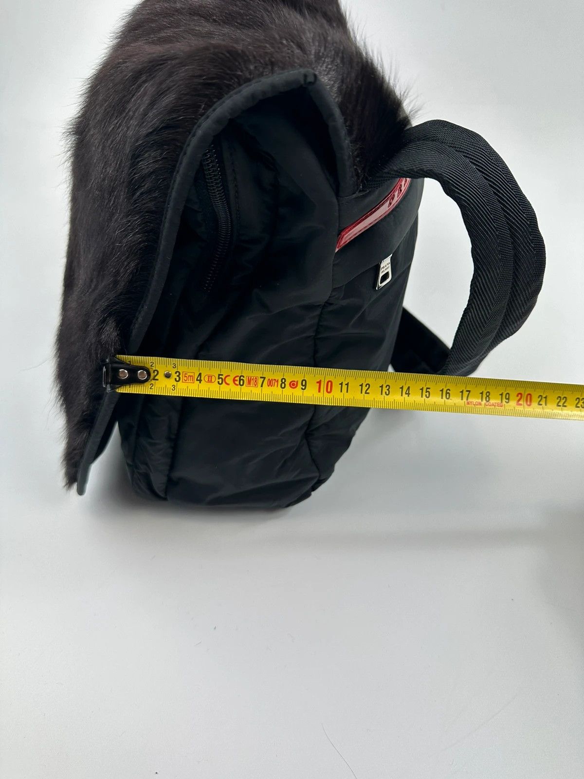 Prada Prada Sport FW1999 Fur Nylon Crossbody Bag Slingbag Black Size ONE SIZE - 17 Thumbnail