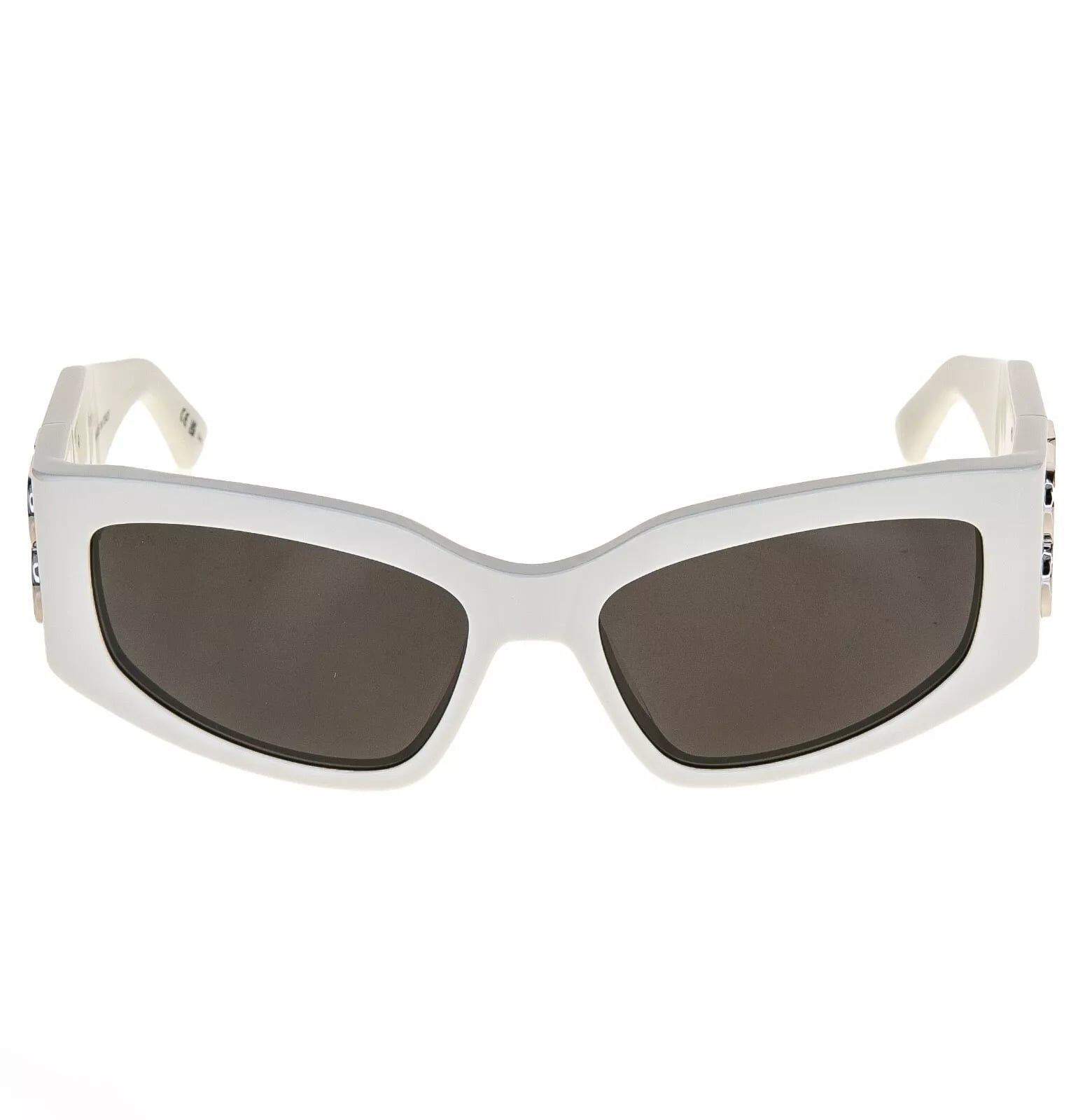Balenciaga BALENCIAGA BOSSY Cat 0321 White Fashion Sunglass BB0321S 005 Size ONE SIZE - 8 Thumbnail