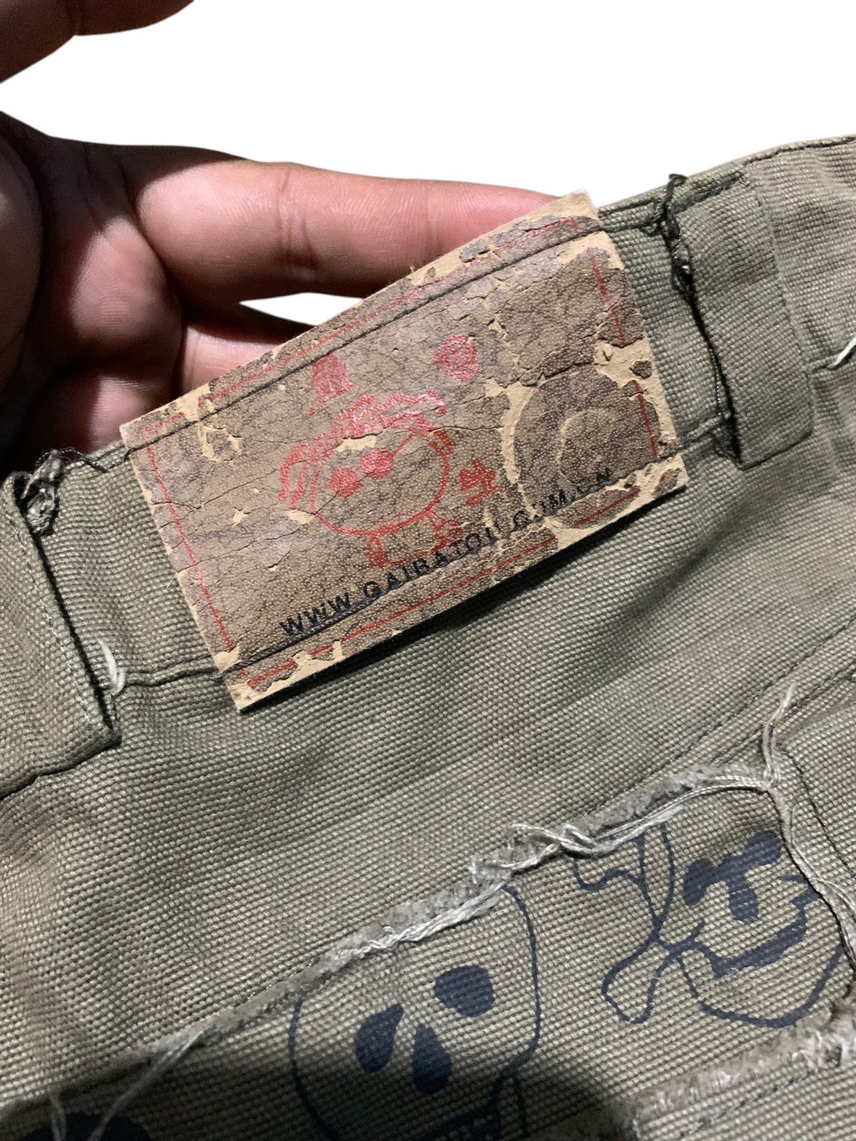 If Six Was Nine Vintage Gaibatou japan skull dragon fatigue monkey pants Size US 28 / EU 44 - 11 Thumbnail