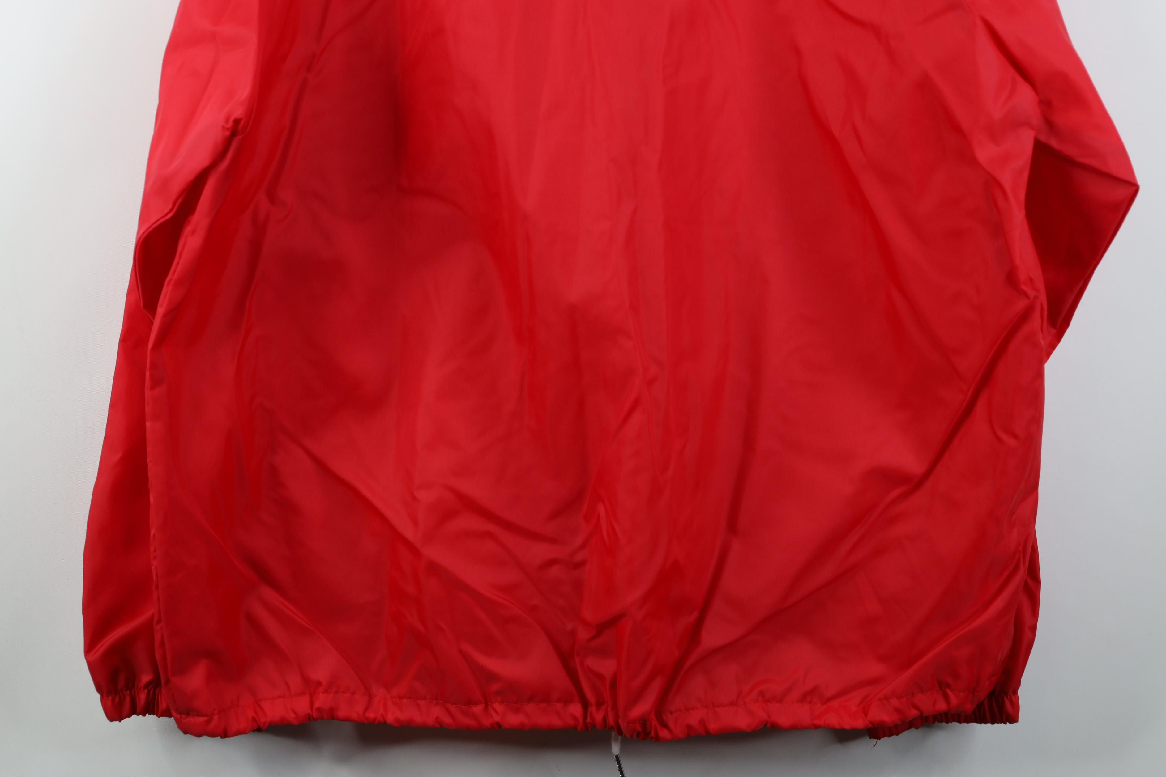 Vintage Vintage 70s Streetwear Coaches Windbreaker Jacket USA Red Size US XL / EU 56 / 4 - 14 Thumbnail