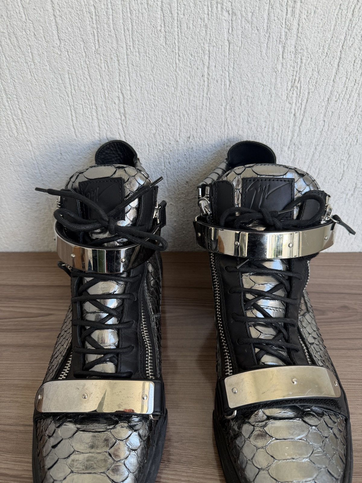Giuseppe Zanotti Rare‼️🔥Croc embossed leather Size US 13 / EU 46 - 7 Thumbnail