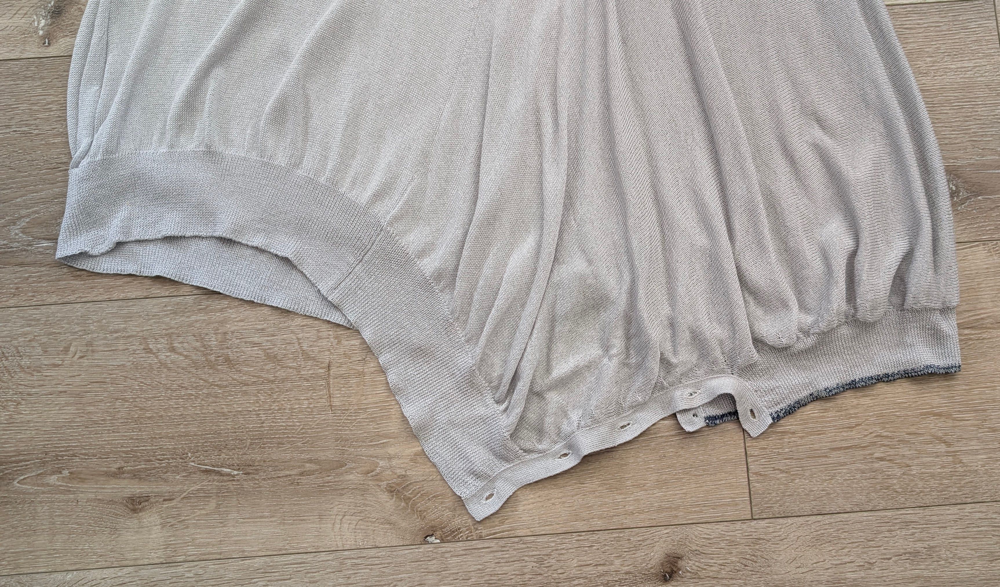 Y's Y"s Lt Grey Fine Knit Convertible Split-Leg Long Skirt Size 26" / US 2 / IT 38 - 4 Thumbnail