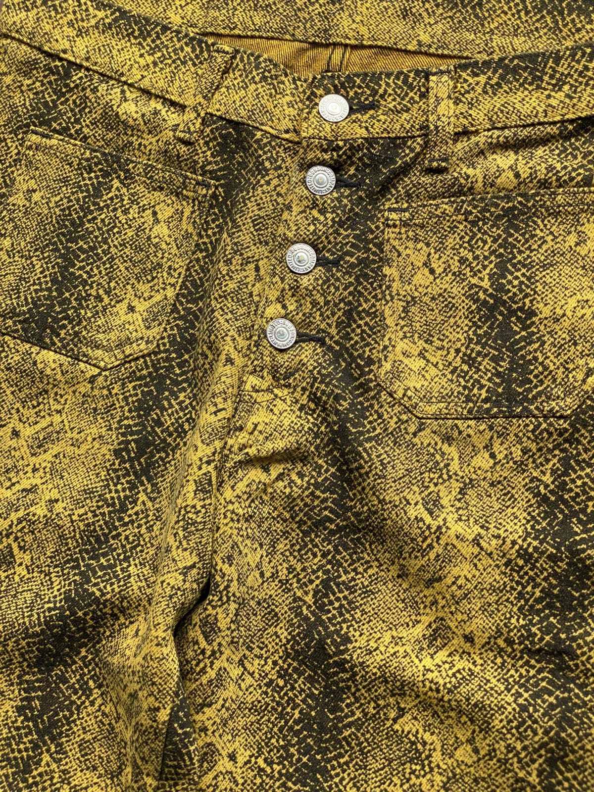 Tornado Mart FLARE SNAKE SKIN BUTTON UP BOBSON WESTREN Size US 31 - 7 Thumbnail