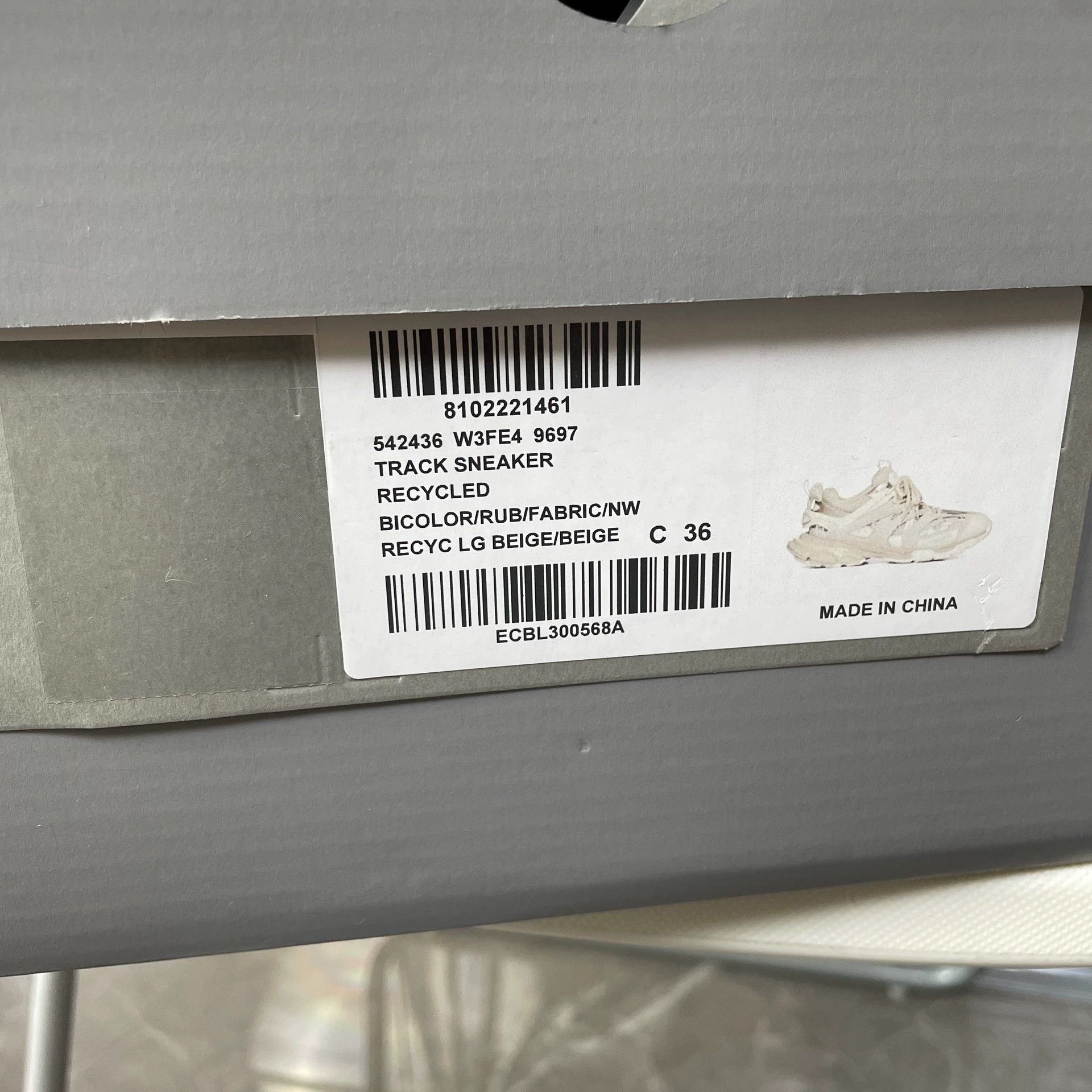 Balenciaga Balenciaga Track 1.0 Milk Tea Brown 36 Size US 5.5 / IT 35.5 - 9 Thumbnail