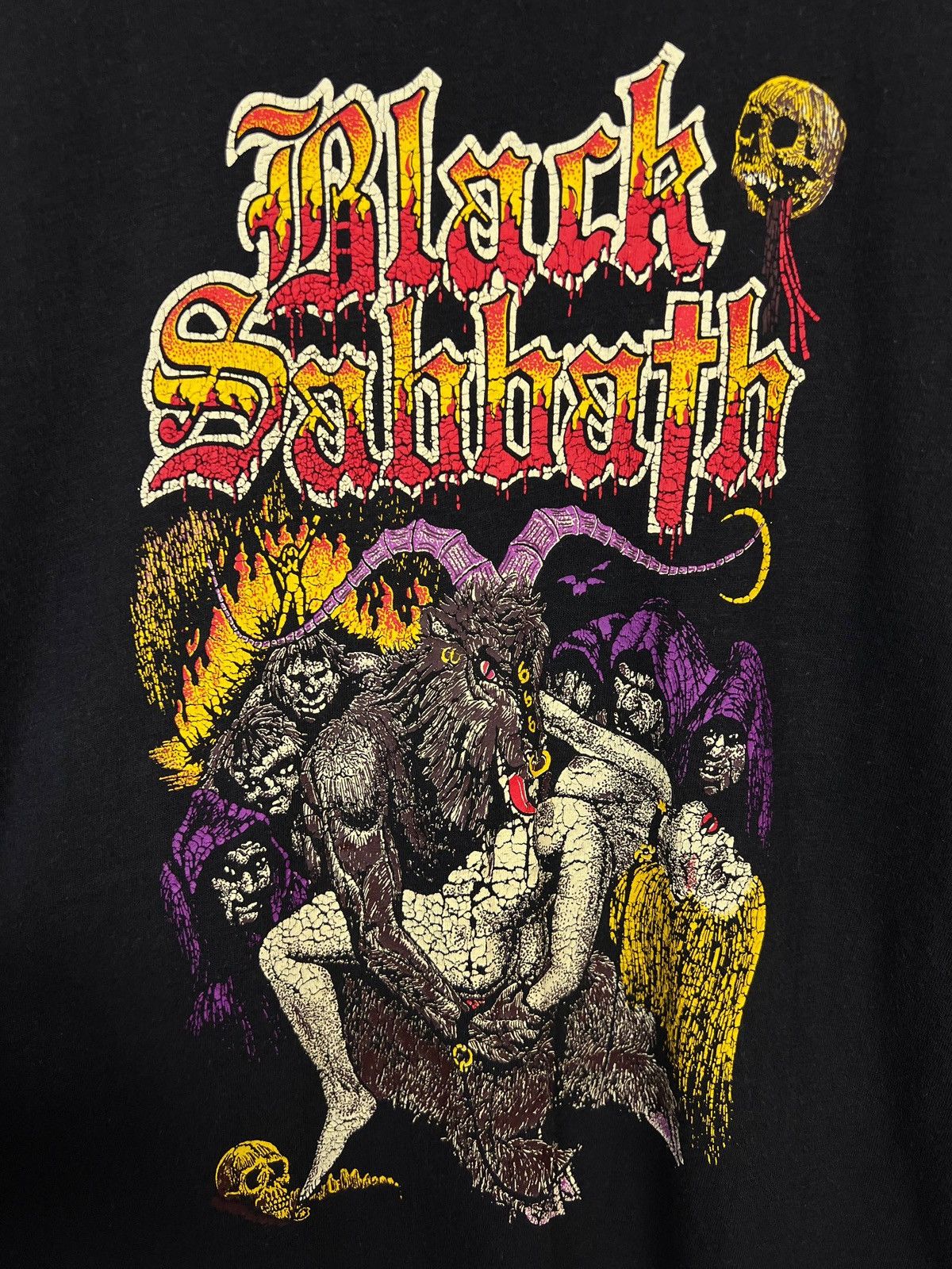Black Sabbath Black Sabbath 1970s band vintage t-shirts size M Size US M / EU 48-50 / 2 - 9 Thumbnail