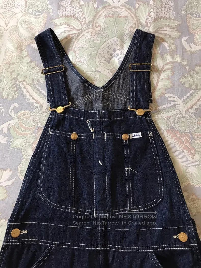 Vintage 80s Vintage Lee Overall Jeans. Size US 30 / EU 46 - 1 Thumbnail