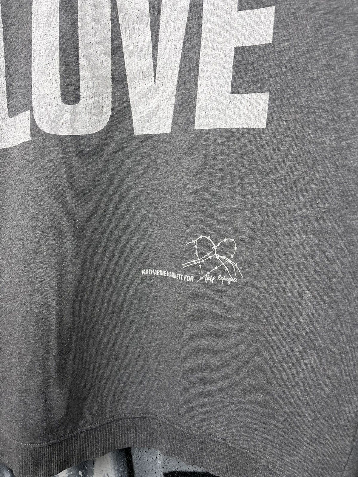 Designer × Katharine Hamnett London Rapanui x Katharine Hamnett “Choose love” Logo Sweatshirt Size US M / EU 48-50 / 2 - 7 Thumbnail