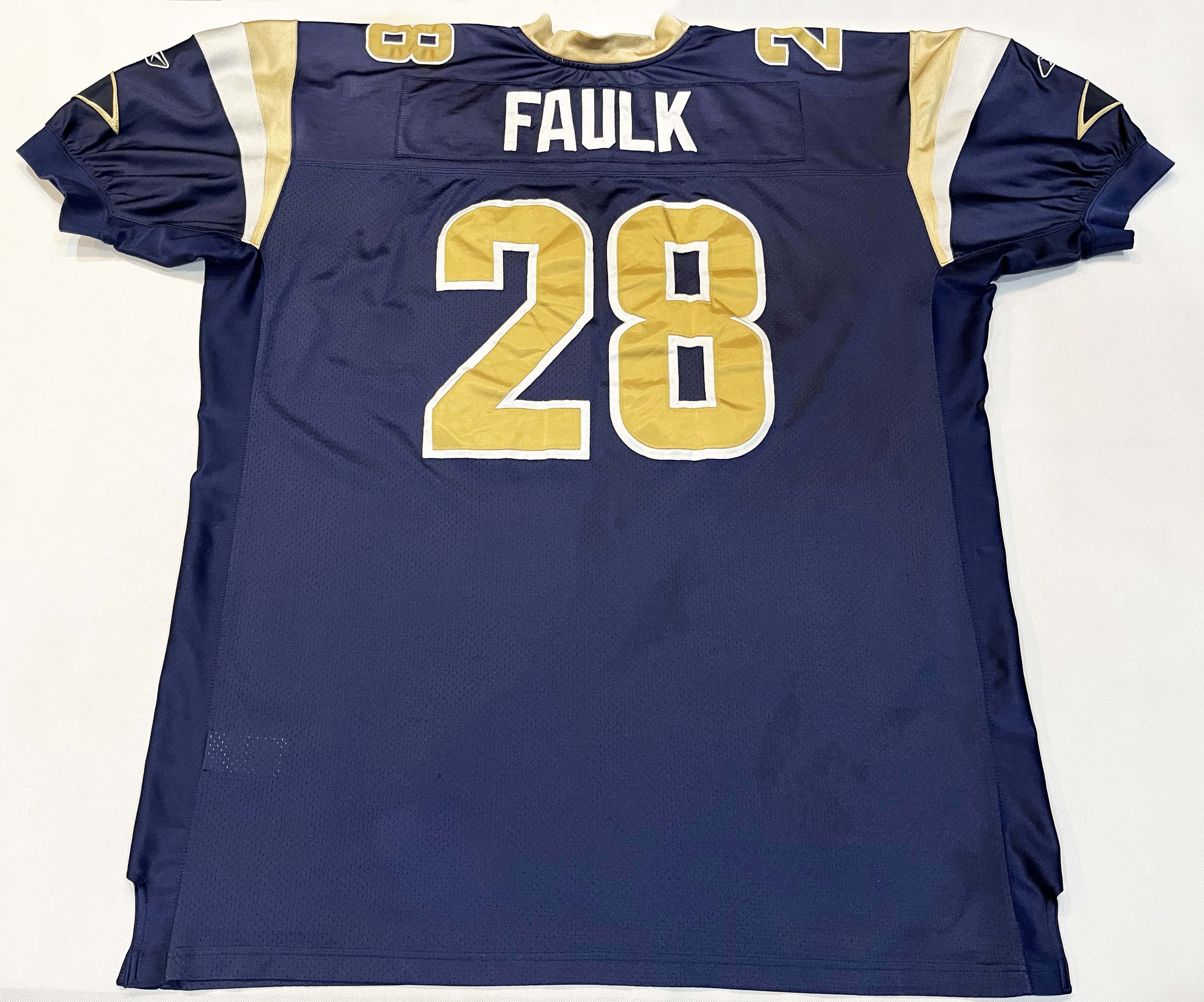 Reebok Reebok NFL Los Angeles Rams FAULK #28 Football Jersey Size US XXL / EU 58 / 5 - 4 Thumbnail