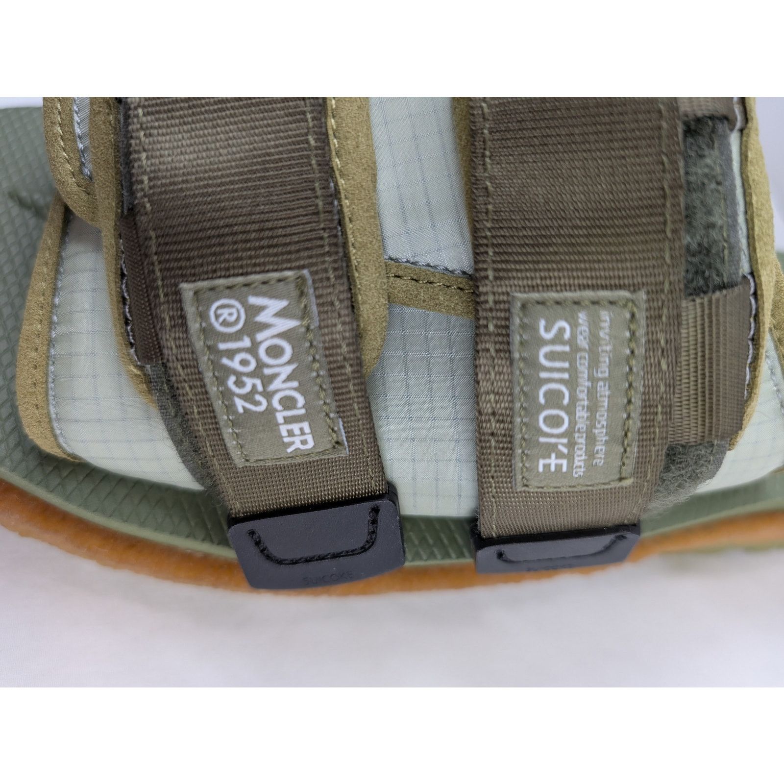 Moncler × Suicoke o1rshd1 Q:2 / Slide Slippers in Green Size US 8 / EU 41 - 22 Thumbnail