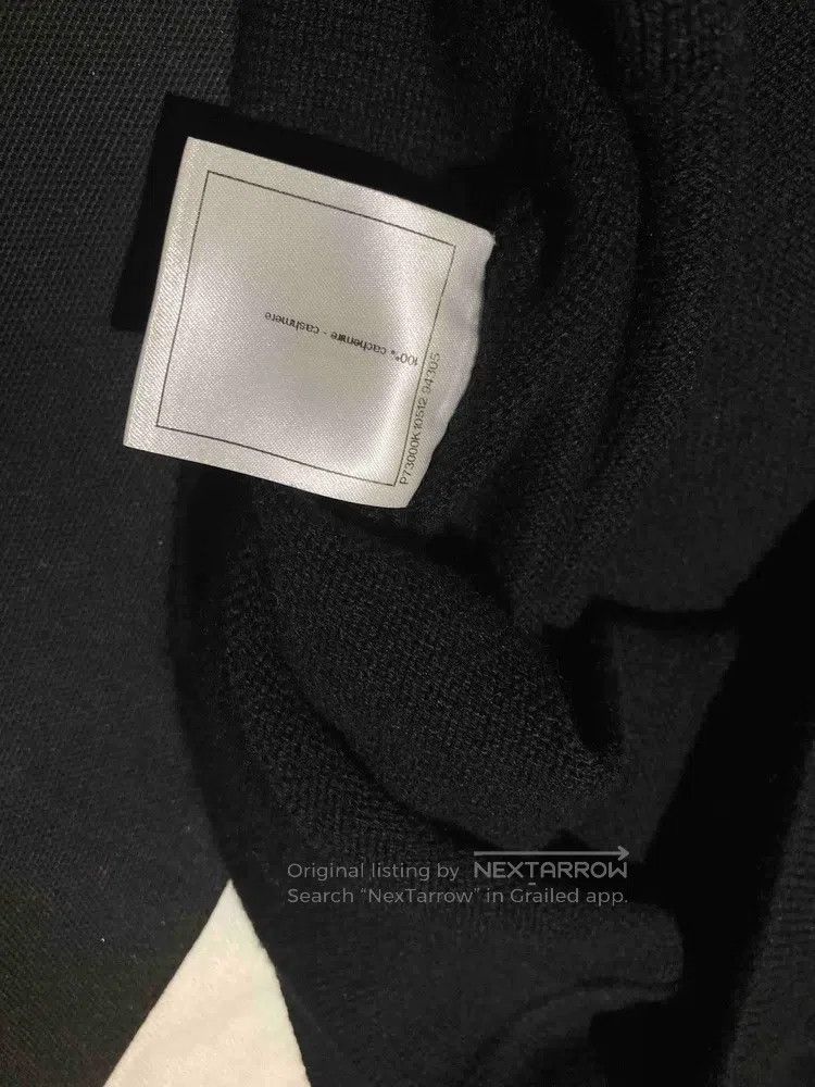 Chanel Chanel Black large diamond buckle full cashmere vest Size S / US 4 / IT 40 - 6 Thumbnail