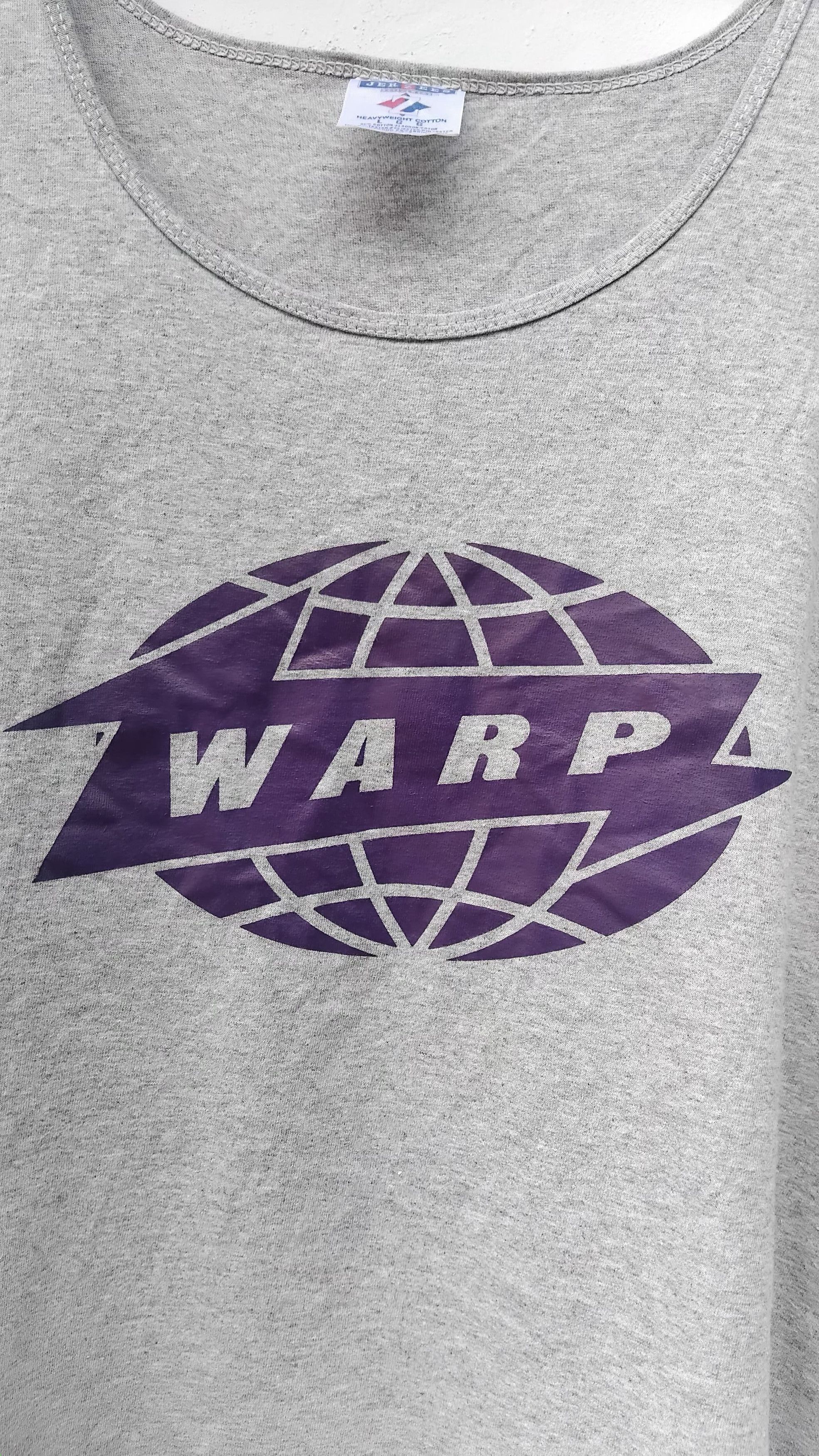 Band Tees Vintage Warp records sleeveless Size US L / EU 52-54 / 3 - 2 Thumbnail