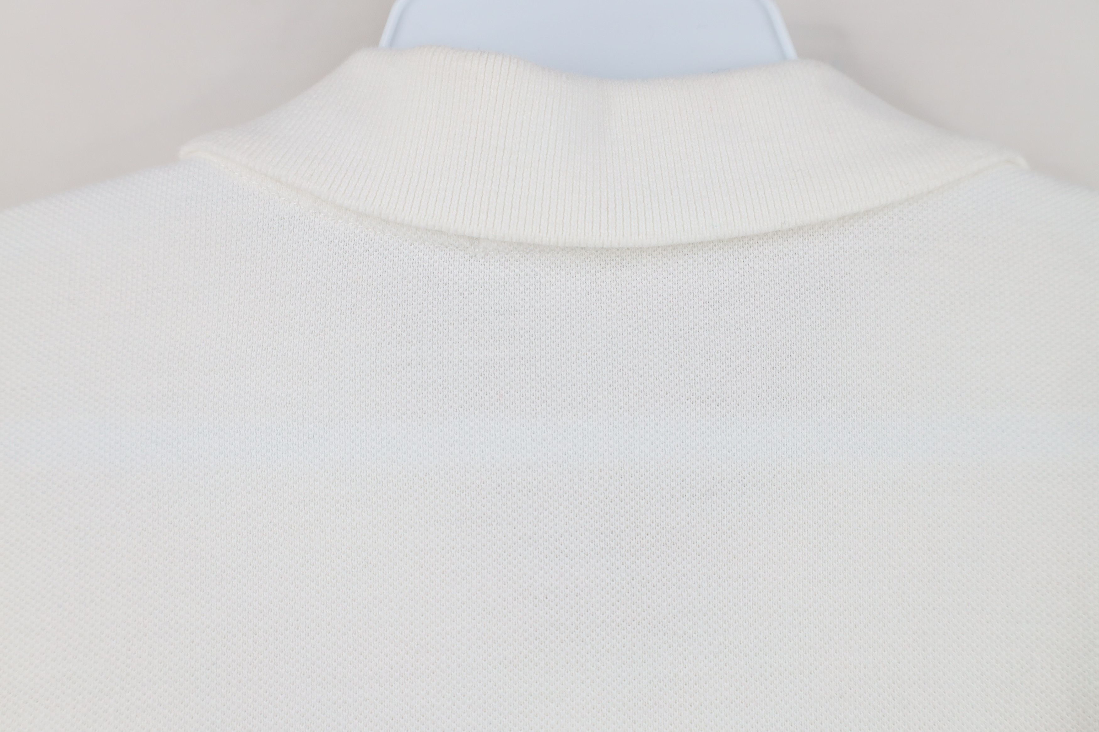 Ralph Lauren Vintage Ralph Lauren Pique Cotton Knit Golf Polo Shirt White Size US XL / EU 56 / 4 - 10 Thumbnail