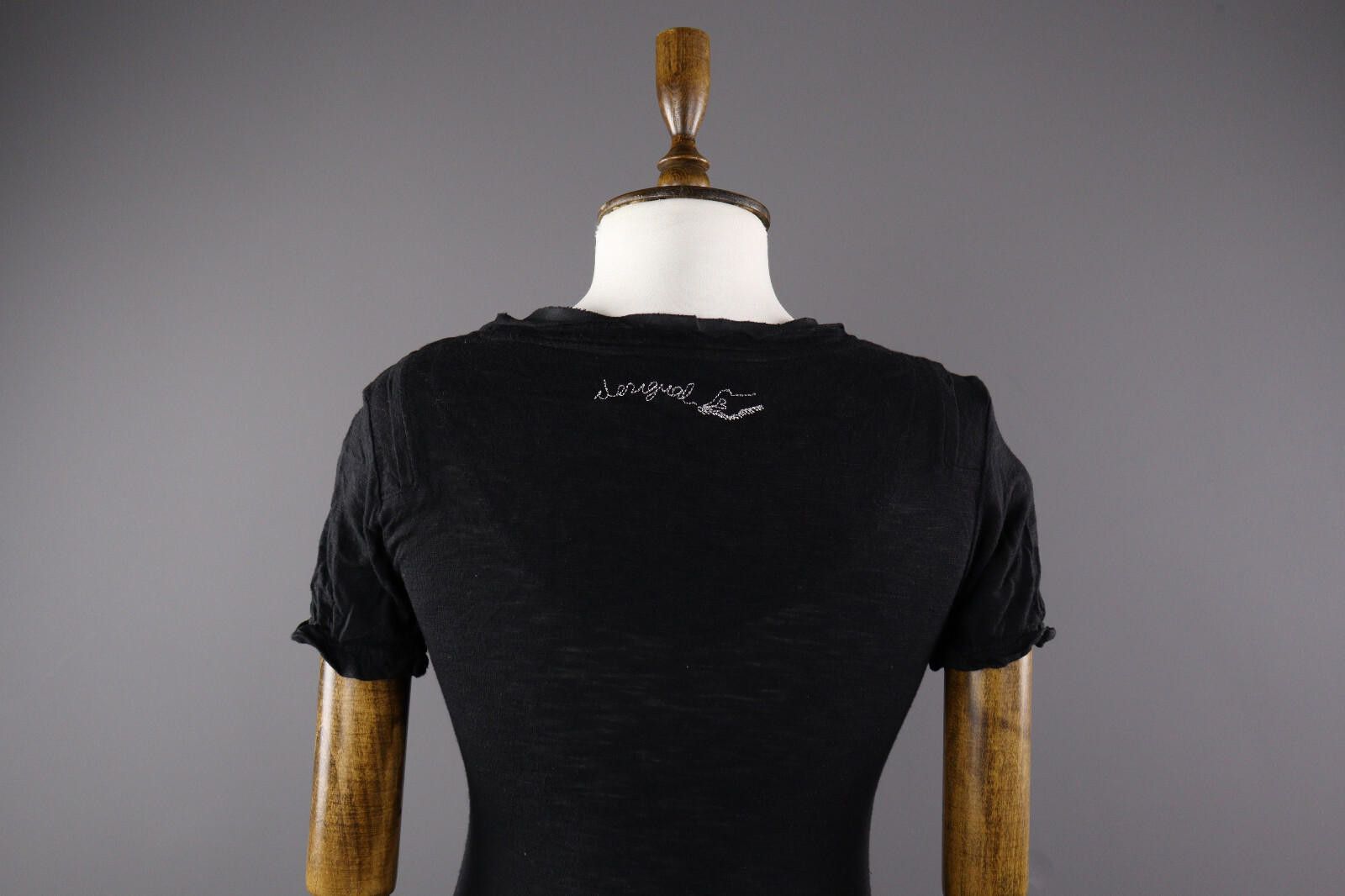 Desigual Desigual Black Floral Casual Summer Mini Dress Size XS Size XS / US 0-2 / IT 36-38 - 8 Thumbnail