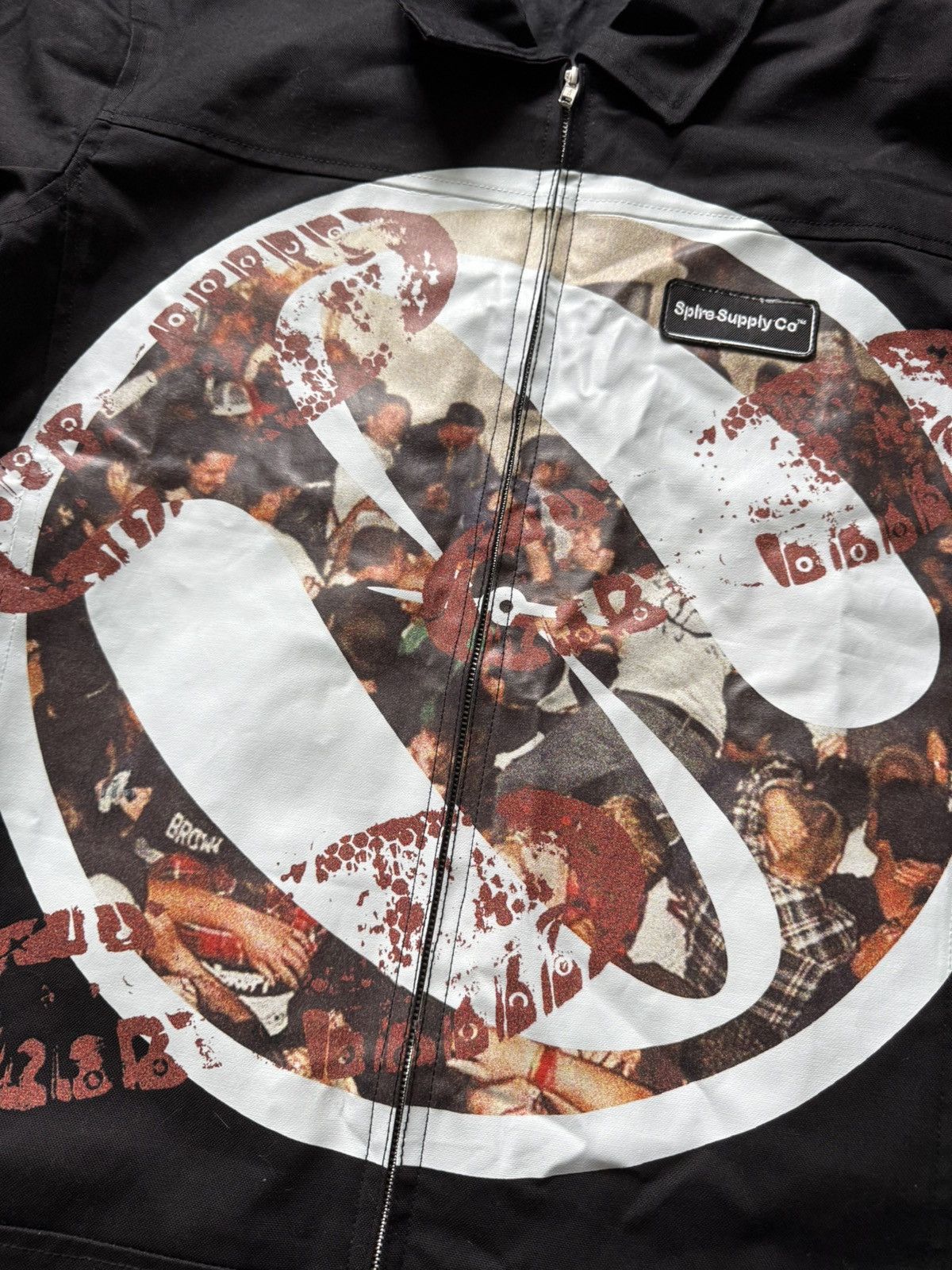 Spire Spire Supply Co. Hardcore Moshpit Graphic Work Jacket Size US L / EU 52-54 / 3 - 2 Thumbnail