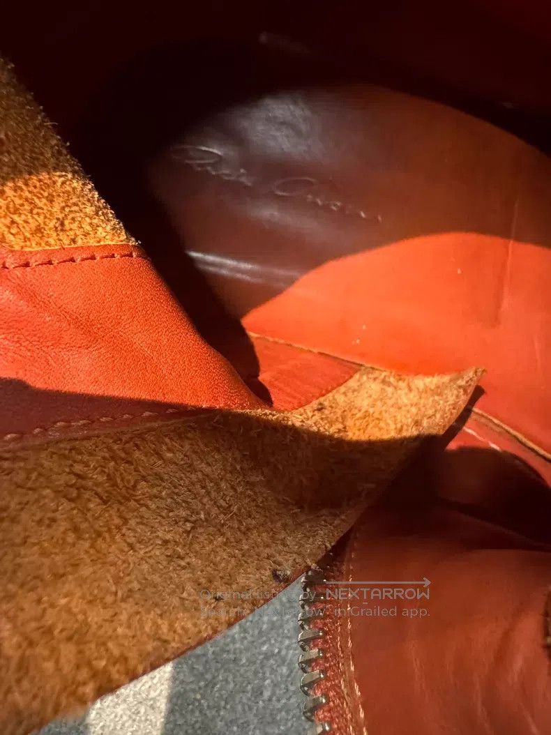 Rick Owens Rick Owens Orange Cowhide Size US 11.5 / EU 44-45 - 9 Thumbnail