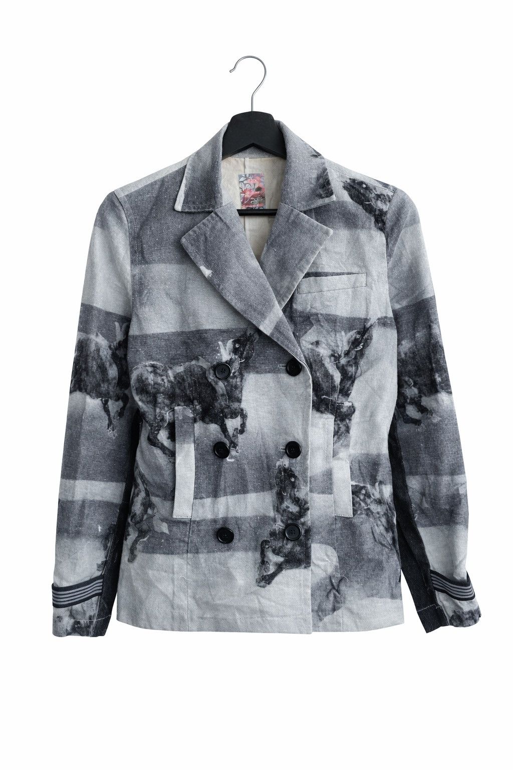 Japanese Brand Coromo by Deco Sugai Hemp Blend Printed – Japanese Artwear Size S / US 4 / IT 40 - 3 Thumbnail