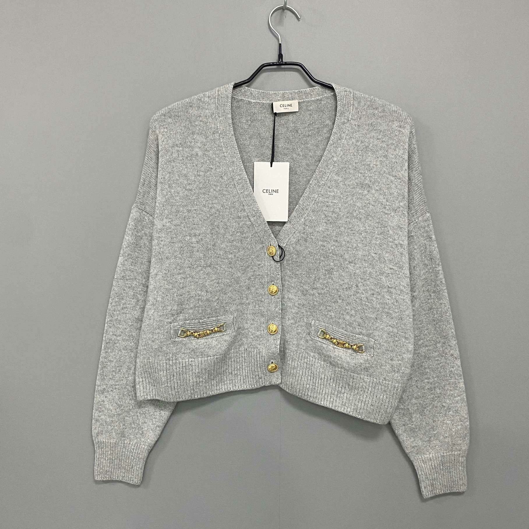 Celine Celine Gold Sweater S Women Size S / US 4 / IT 40 - 1 Thumbnail