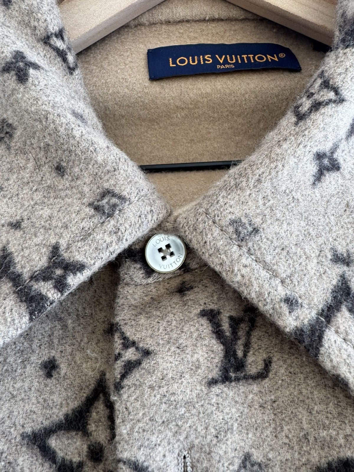 Louis Vuitton Louis Vuitton Cashmere Shirt Jacket Size US XXL / EU 58 / 5 - 6 Thumbnail