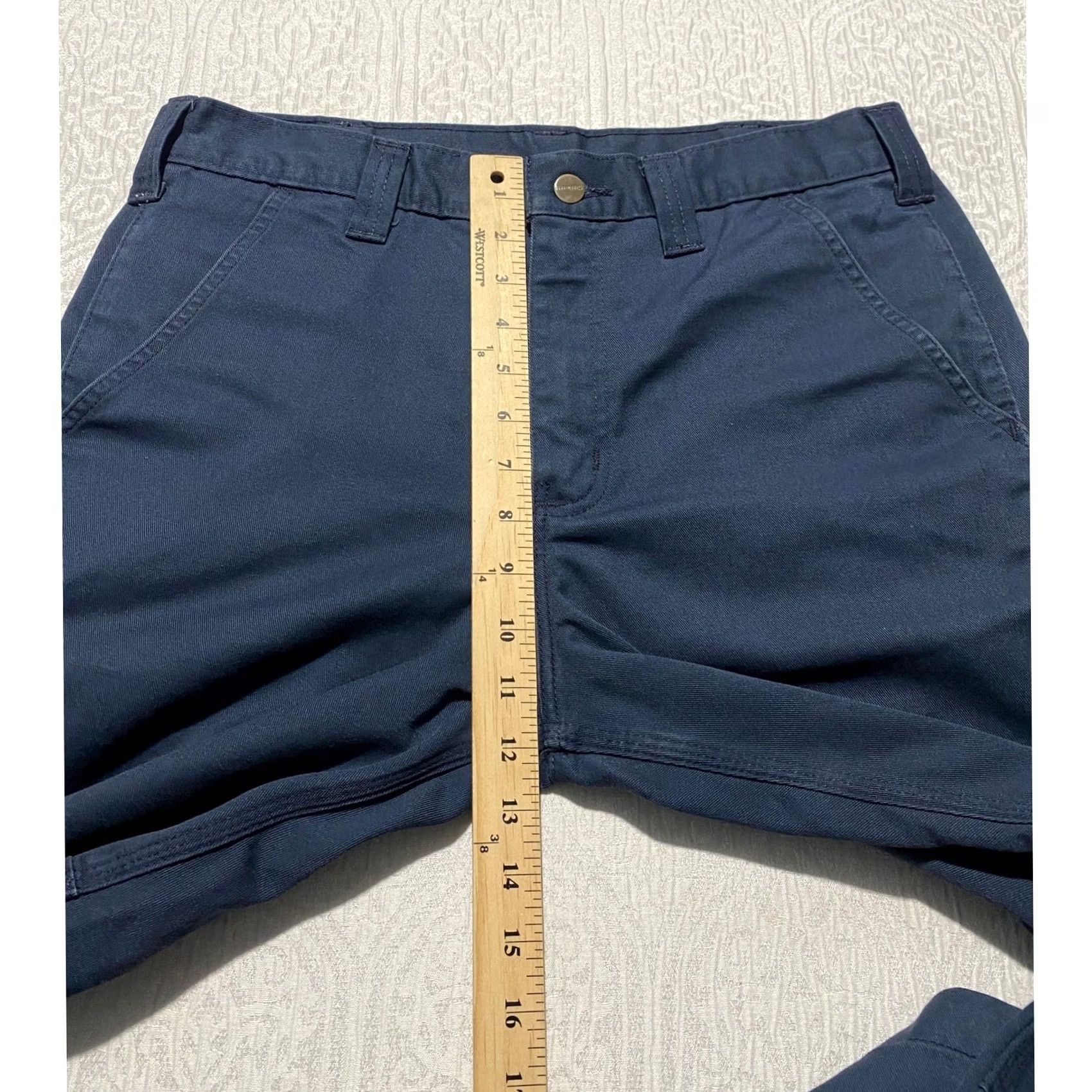 Carhartt Carhartt Work Pants Navy Blue Relaxed Fit Carpenter 32x29 Size US 32 / EU 48 - 5 Thumbnail